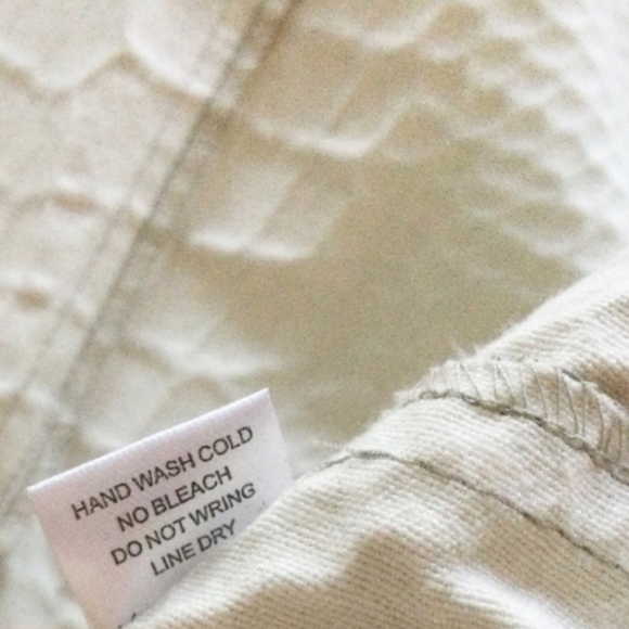 Erin London metallic gold alligator skin cotton blend jacket - Picture 5 of 6